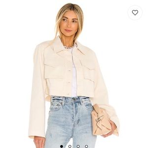 Lovers and Friends Cropped Ivory Jacket